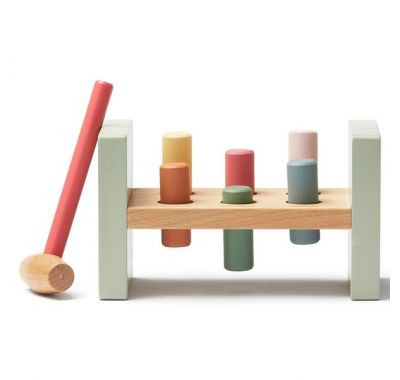 Ξύλινο παιχνίδι δεξιοτεχνίας με σφυρί Kids Concept edvin πολύχρωμο στο Bebe Maison