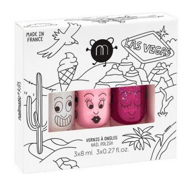 Set of 3 nail polishes Nailmatics Las Vegas Super - Bella - Sheepy στο Bebe Maison