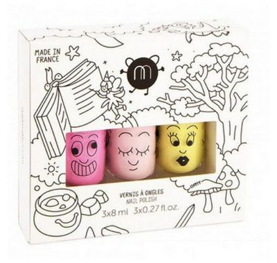 Set of 3 nailmatic nail polishes Magic Forest Dolly - Bella - Lulu στο Bebe Maison