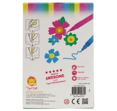 Σετ μαρκαδόρων Tiger Tribe glitter στο Bebe Maison