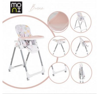 Καρεκλάκι Φαγητού Cangaroo Bueno pink στο Bebe Maison