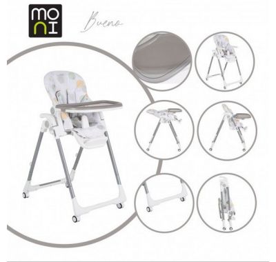 Καρεκλάκι Φαγητού Cangaroo Bueno grey στο Bebe Maison