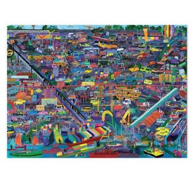 Παζλ 1000 κομματιών Crocodile Creek Μέσα Μαζικής Μεταφοράς στο Bebe Maison