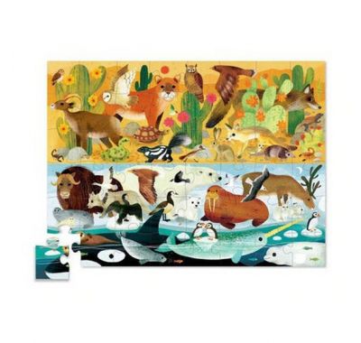 Παιδικό παζλ 48 κομματιών Αντίθετα Crocodile Creek Ζεστό και κρύο στο Bebe Maison