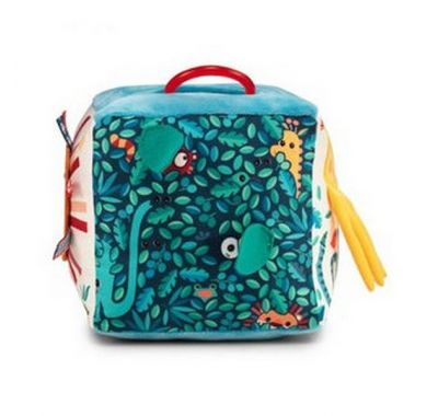 Υφασμάτινος κύβος δραστηριοτήτων με ήχους Lilliputiens ζούγκλα στο Bebe Maison