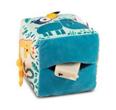 Υφασμάτινος κύβος δραστηριοτήτων με ήχους Lilliputiens ζούγκλα στο Bebe Maison