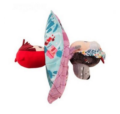 Υφασμάτινη κούκλα κοκκινοσκουφίτσα Lilliputiens διπλής όψης στο Bebe Maison