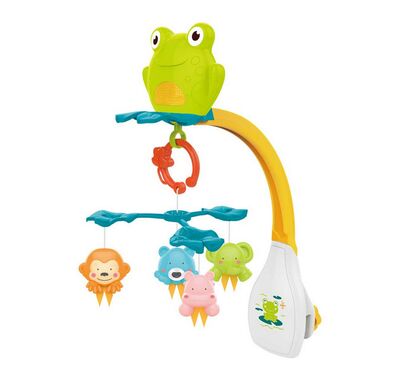 Musical bed swivel with Bebe Stars frog projector στο Bebe Maison