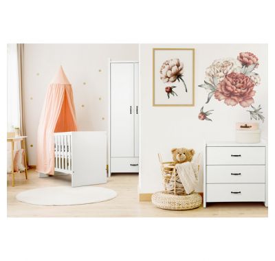 Βρεφικό κρεβάτι καναπές Klups Amelia white 120*60cm στο Bebe Maison