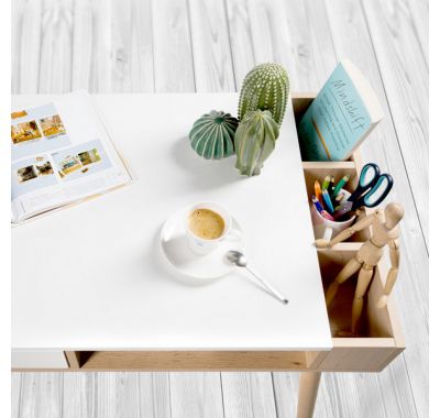 Παιδικό γραφείο Klups Sofie beech white στο Bebe Maison