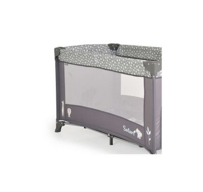 Παρκοκρέβατο Cangaroo safari graphite στο Bebe Maison