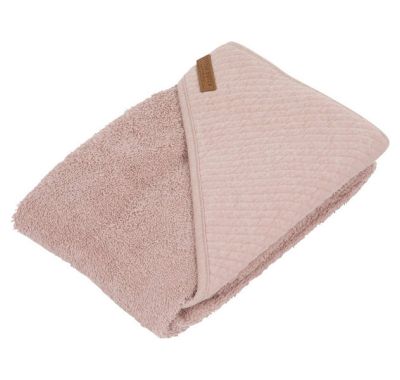 Μπουρνουζοπετσέτα Little Dutch pure pink 75 x 75 στο Bebe Maison