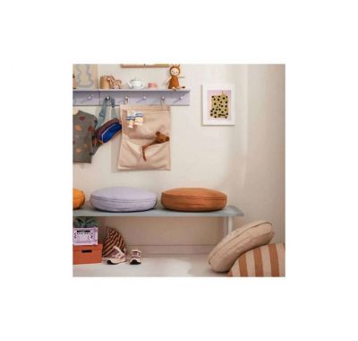 Επιτοίχιο ράφι με κρεμαστάρια Kids Concept λιλά STAR στο Bebe Maison