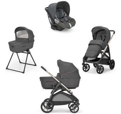 Πολυκαρότσι 3 σε 1 Inglesina Aptica Quattro Velvet Grey στο Bebe Maison