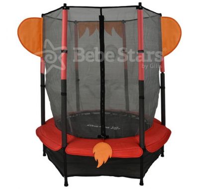 Τραμπολίνο 140cm με δύχτι Bebe Stars Lion στο Bebe Maison
