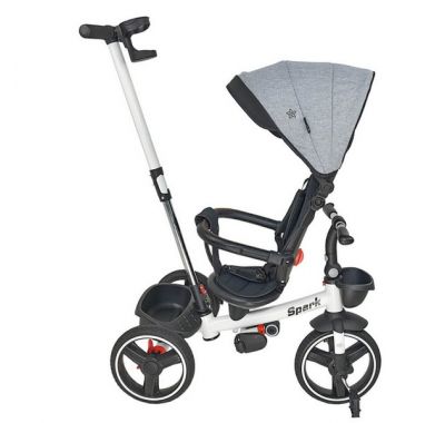 Ποδηλατάκι τρίκυκλο 360° Bebe Stars Spark γκρι στο Bebe Maison