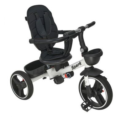 Ποδηλατάκι τρίκυκλο 360° Bebe Stars Spark γκρι στο Bebe Maison