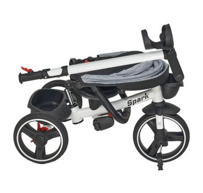 Ποδηλατάκι τρίκυκλο 360° Bebe Stars Spark γκρι στο Bebe Maison