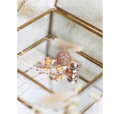 Μενταγιόν εγκυμοσύνης ProudMama Babybell Glitter Jet Black στο Bebe Maison