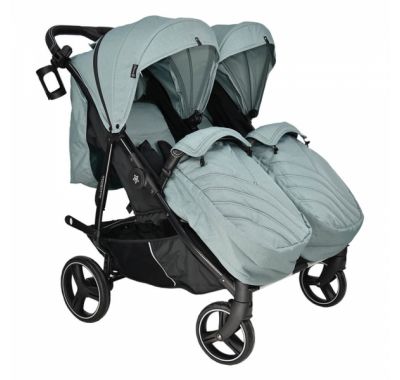 Καρότσι διδύμων Bebe Stars Double Trouble Petrol στο Bebe Maison