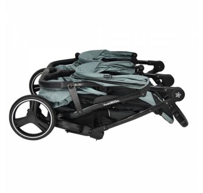 Καρότσι διδύμων Bebe Stars Double Trouble Petrol στο Bebe Maison