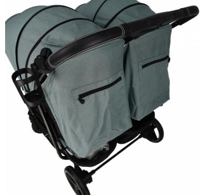 Καρότσι διδύμων Bebe Stars Double Trouble Petrol στο Bebe Maison