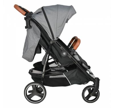 Καρότσι διδύμων Bebe Stars Double Trouble Grey στο Bebe Maison