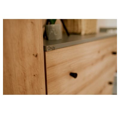 Βρεφική συρταριέρα Klups Pauline graphite oak στο Bebe Maison