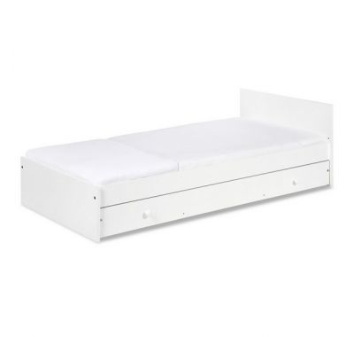 Παιδικό κρεβάτι με συρτάρι Klups Kompact 3 σε 1 λευκό 120*80cm στο Bebe Maison