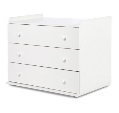 Παιδικό κρεβάτι με συρτάρι Klups Kompact 3 σε 1 λευκό 120*80cm στο Bebe Maison