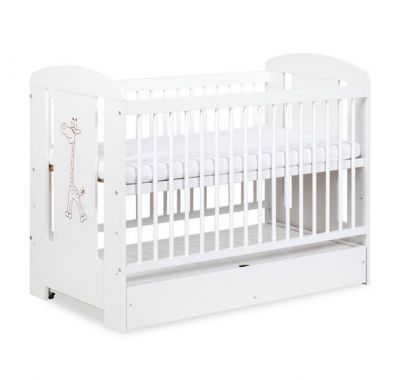 Βρεφικό κρεβάτι Klups Giraffe white 120*60cm στο Bebe Maison