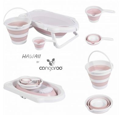 Αναδιπλούμενη μπανιέρα Cangaroo Hawaii pink στο Bebe Maison