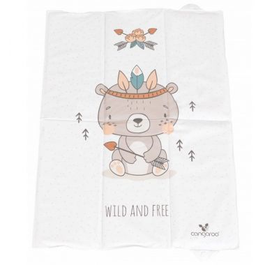 Αναδιπλούμενη αλλαξιέρα Cangaroo Wild and free Bear 40x60 στο Bebe Maison