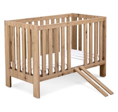 Βρεφικό κρεβάτι καναπές Klups Amelia II oak 120*60cm στο Bebe Maison
