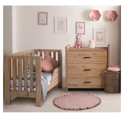 Ολοκληρωμένο βρεφικό δωμάτιο Klups Amelia II oak 120*60cm στο Bebe Maison
