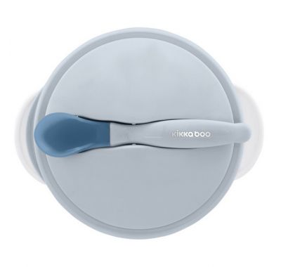 Μπολ φαγητού με κουτάλι ανίχνευσης θερμοκρασίας Kikka Boo Blue στο Bebe Maison