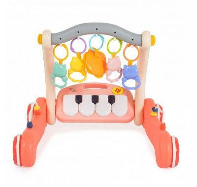 Γυμναστήριο δραστηριοτήτων - περπατούρα Moni piano pink στο Bebe Maison