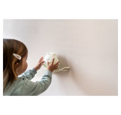 Flow Επιτοίχιο φωτιστικό νυχτός Κουκουβάγια Oscar (λευκό-γκρι) στο Bebe Maison