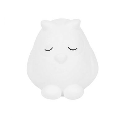 Flow Επιτοίχιο φωτιστικό νυχτός Κουκουβάγια Oscar (λευκό-γκρι) στο Bebe Maison