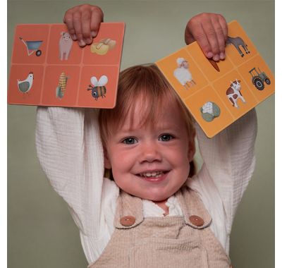 Επιτραπέζιο παιχνίδι παρατηρητικότητας Little Dutch Lotto Little Farm στο Bebe Maison