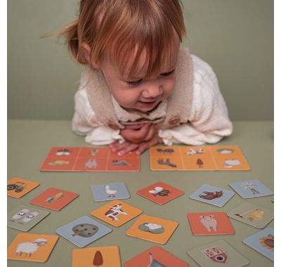 Επιτραπέζιο παιχνίδι παρατηρητικότητας Little Dutch Lotto Little Farm στο Bebe Maison