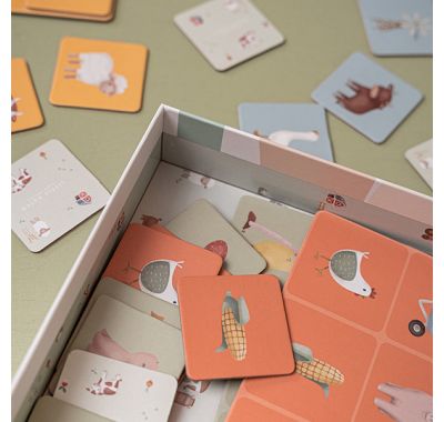 Επιτραπέζιο παιχνίδι παρατηρητικότητας Little Dutch Lotto Little Farm στο Bebe Maison