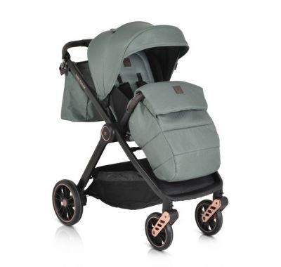 Πολυκαρότσι 3 σε 1 Cangaroo Macan green με κάθισμα i-size στο Bebe Maison