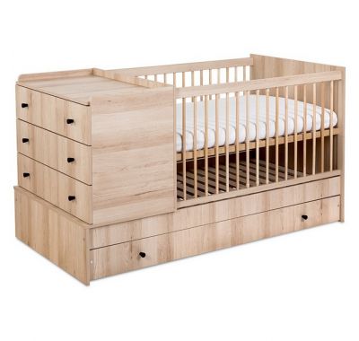 Παιδικό κρεβάτι με συρτάρι Klups Kompact 3 σε 1 beech 120*80cm στο Bebe Maison