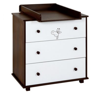 Ολοκληρωμένο βρεφικό δωμάτιο Klups Giraffe λευκό - καρυδί 120*60cm στο Bebe Maison