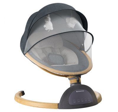 Ηλεκτρική κούνια ρηλάξ Kikka Boo Ashlee Dark Grey στο Bebe Maison