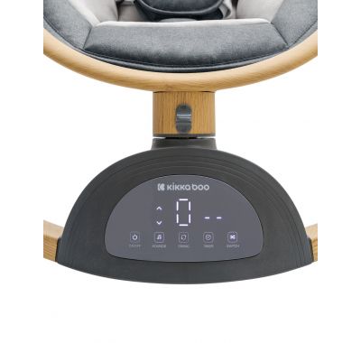 Ηλεκτρική κούνια ρηλάξ Kikka Boo Ashlee Dark Grey στο Bebe Maison