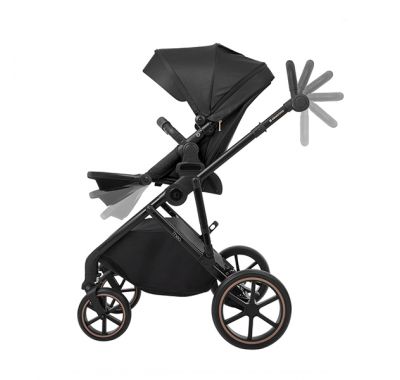 Πολυκαρότσι 2 σε 1 Kikka Boo Thea Black στο Bebe Maison