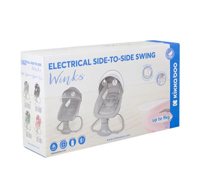 Ηλεκτρική κούνια ρηλάξ Kikka Boo Winks Beige grey στο Bebe Maison