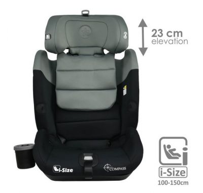 Παιδικό κάθισμα αυτοκινήτου Bebe Stars i-Size 76-150 εκ Compass Isofix i-Size Olive στο Bebe Maison
